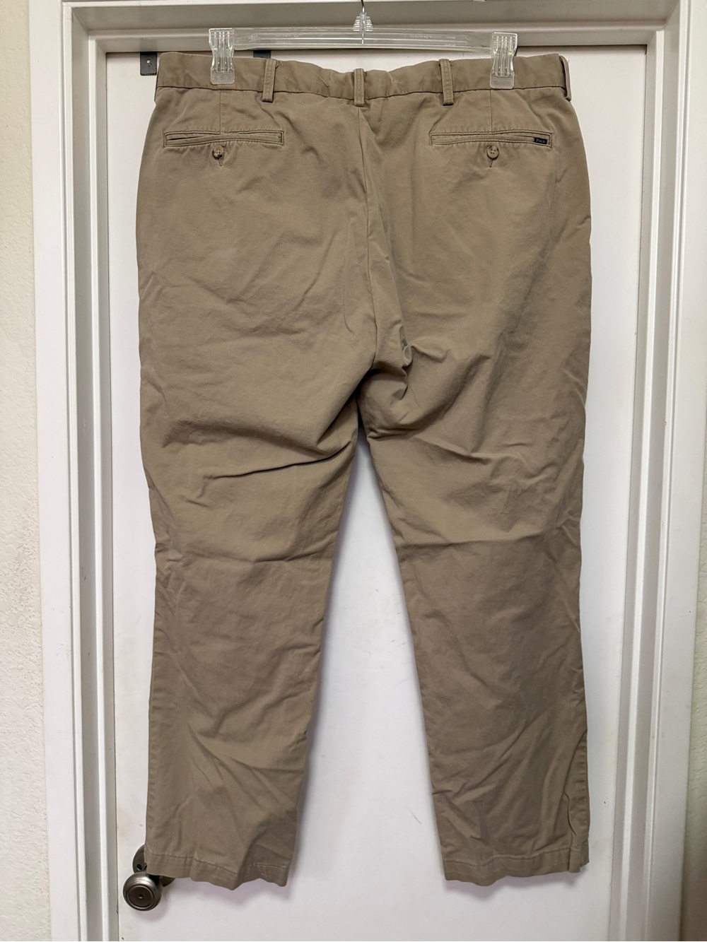 Ralph Lauren Classic Fit khaki/chinos size 40/32 tan - Picture 2 of 10